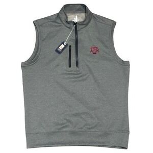 NWT Johnnie-O Denny 1/4 Zip Vest Texas‎ A&M Aggies Performance Prep Size Small